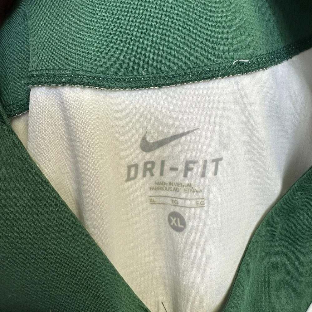 Nike Team Dri-Fit Cougars Basketball Jersey Men XL White/ Green #30‎